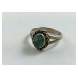 Sterling Silver Turquoise Ring Size 4.75