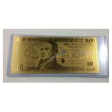 $10 gold note