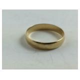 14k gold band ring size 9