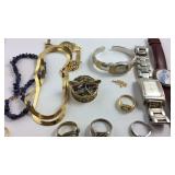 Group of costume jewelry