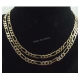 Two Sterling necklaces 76.83grams