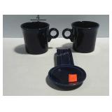 Fiestaware cups and spoon rest