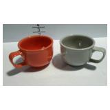Two Fiesta jumbo cups, 18 Oz