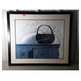 Print by Pauline Eble Campanelli, basket on