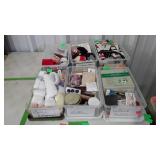 Sewing supplies - buttons, Velcro, lace edging,