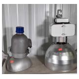 Two commercial light fixtures