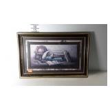 Decor print, "Grant me the wisdom. ." framed and