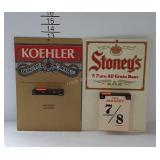 Advertising calendar boards, Koehler Beer and