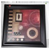 Wall Art, framed on board with small flake spot