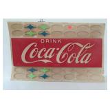 Coca-Cola collectible, poly sign insert, 34 x 21,