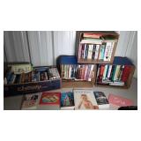 Books, hardback and paperback, four boxes with