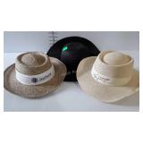 3 Ladies straw hats
