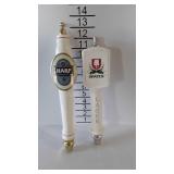 2 Beer keg taps - Harp Lager, and Spaten Lager