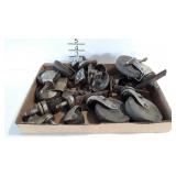 4 Sets of castor wheels, various sizes