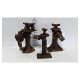 3 Vintage jacks, no handles