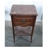 Bedside Nightstand. Drawer is stuck tight needs
