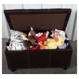 Toy Chest Box with Stuffed Animals
