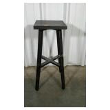 Black painted plant stand. 12" square  and 30"