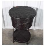 Patio Cooler, all weather wicker with removable