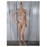 Full-body floor-standing female dress mannequin,