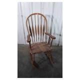Rocking Chair, armed arrow back design Rocker.
