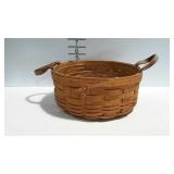 1992 Longaberger darning basket with protector
