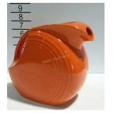 Fiesta orange water pitcher