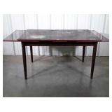 Mahogany Table having the end draw leaves, top