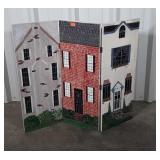 Painted Divider Decor. 3 panels 12" x 30"