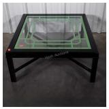 Center Room Style Coffee Table, black framed with