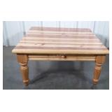 Pine Center Room Style Table with drawer. 36x36"
