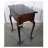 Ethan Allen Accent Stand with Drawer. Finish