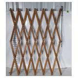 Early Wood accordian style 5ft Stair Safety gate