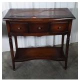 Foyer Stand, 3 narrow drawers secondary shelf