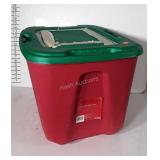 Holiday 18 gallon Storage Tote