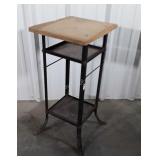 Industrial metal Stand 32" tall