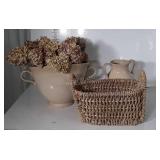 Home Decor. Pottery Barn Big handled ceramic cup