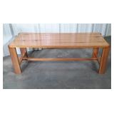 Pine Table Stand, 15x39x14" high
