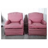 Pair of Fairfield Living Room Chairs, one shows