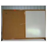 Wall hanging Cork and whiteboard, 3 foot by 2