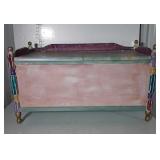 Artist Painted Kids Toy Box Bench. Yes one of a