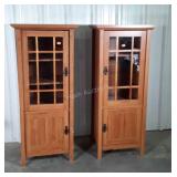 Two matched Storage Cabinets, laminated Furniture