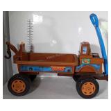 Team Lighting McQueen tow truck lids toy Wagon