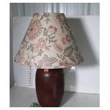 Table Lamp. Ceramic base designers lamp with