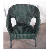 Green Wicker Chair
