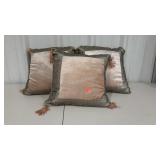 Set of three 18", NEWPORT throw pillows with