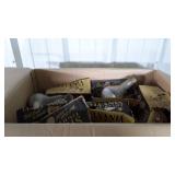 Selection of industrial Light Bulbs, boxes are
