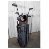 Golf Clubs and Bag