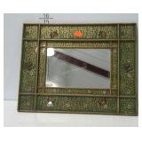 Butterfly mirror measures 19 by 15 in