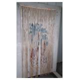 36" Rattan Beaded Doorway